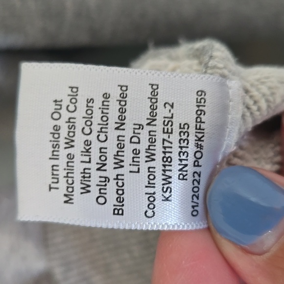 Evereve | Gray "Palm Springs" Graphic Sweatshirt Size XS - Picture 10 of 10